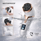 Râpe électrique aspirante rechargeable pour pieds