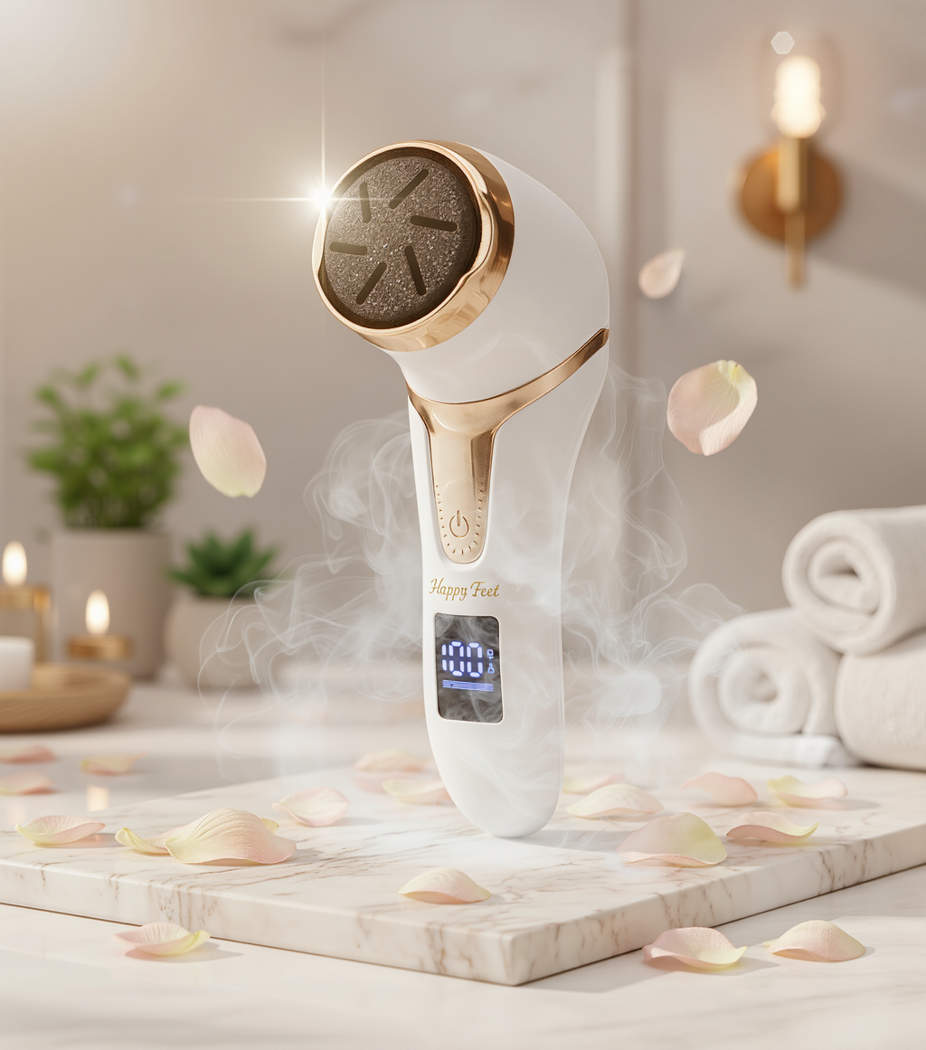 Râpe à Pied Électrique Aspirante Rechargeable