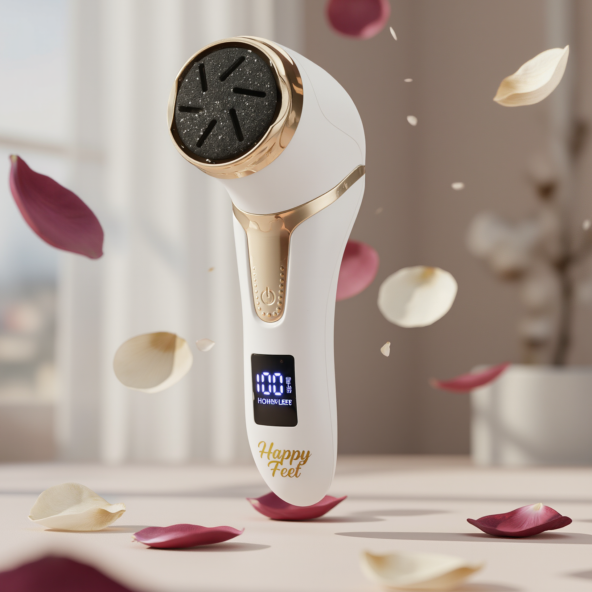 Râpe à Pied Électrique Aspirante Rechargeable