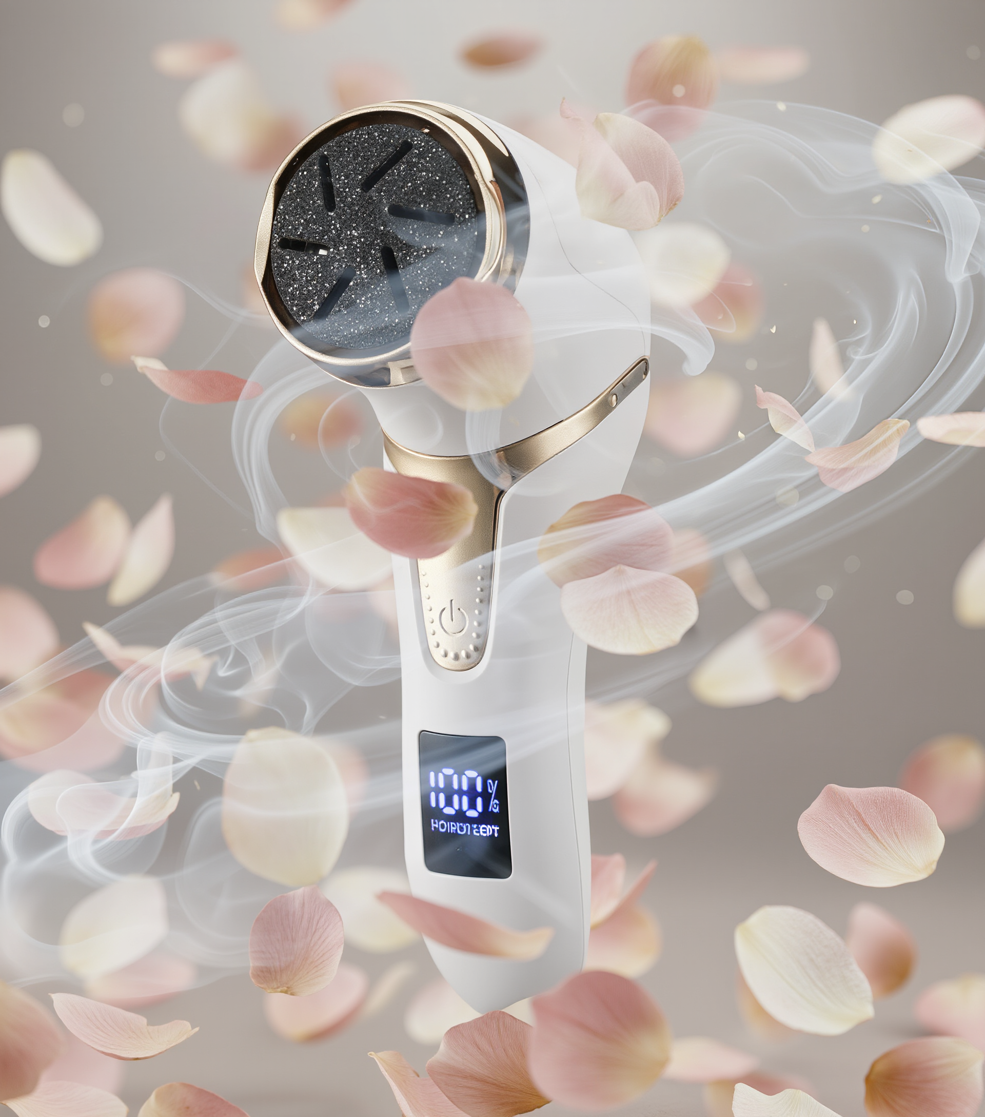 Râpe à Pied Électrique Aspirante Rechargeable